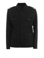 Giacca safari in cotone misto ramie