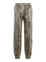 Pantaloni in seta lame