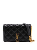 Tracolla Becky in pelle trapuntata craquele