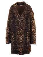 Cappotto animalier marrone