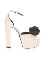 Sandali Peep-Toe Jodie color Perla