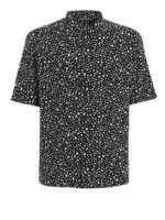 Camicia a maniche corte con fantasia