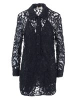 Chemisier in pizzo nero