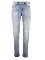 Jeans vita bassa azzurro