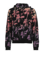 Felpa con stampa palme