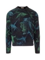 Felpa girocollo tie-dye