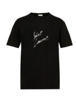 T-shirt logo Signature a contrasto nera