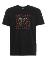 T-shirt in cotone stampa cuore