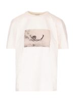 T-shirt ecru con stampa