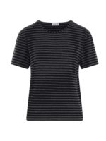 T-shirt YSL a righe grigia