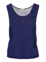 Top a coste color Royal Blu