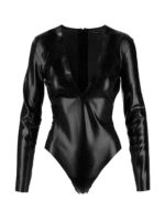 Body scollo a V nero