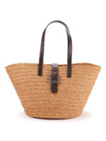 Borsa Panier media in rafia