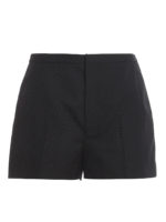 Shorts in gabardine di lana