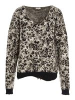 Maglia animalier intarsiata