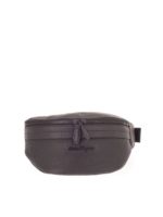 Marsupio logo metallico nero