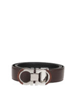 Cintura reversibile Gancini