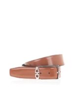 Cintura Gancini reversibile marrone e nera