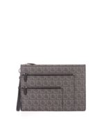 Porta documenti Gancini nera e grigia