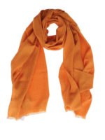 Sciarpa in misto seta stampa Gancini