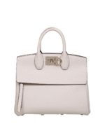 Borsa Studio piccola in pelle color Bone