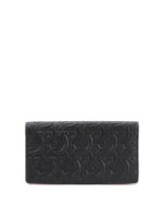 Portafoglio continental Gancini in pelle