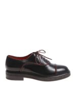 Oxford nera con profili bordeaux