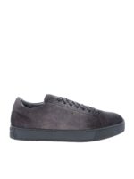 Sneakers in suede effetto vintage grige