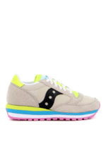 Sneakers Jazz Triple con dettagli fluo