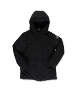 Giaccone nero con cappuccio