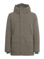 Daunenmantel - Hellgrun