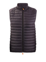 Gilet imbottito in nylon nero