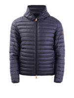 Piumino in nylon trapuntato nero