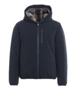 Piumino con interno in eco pelliccia