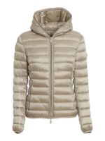 Piumino Iris in nylon con cappuccio