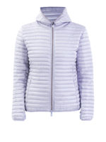 Giacca ultraleggera in nylon grigio chiaro