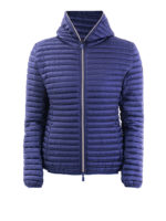 Giacca ultraleggera in nylon blu navy