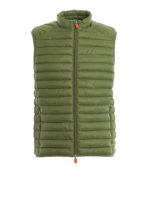 Gilet imbottito in nylon trapuntato