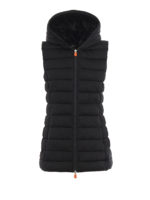 Gilet imbottito nero impermeabile