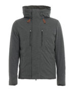 Piumino in tessuto tecnico opaco impermeabile