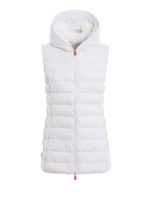 Gilet imbottito bianco impermeabile