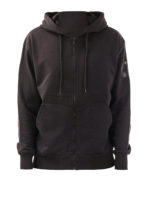 Felpa in misto cotone con cappuccio