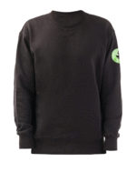 Felpa con stampa logo sulla manica