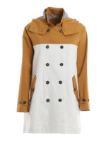 Trench con cappuccio removibile