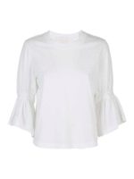 Blusa con inserti intrecciati