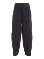 Pantalone con cintura nero