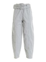 Pantalone con cintura grigio