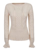 Pull in maglia pointelle