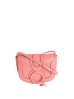 Tracolla Mini Hana in pelle rosa