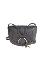 Mini Hana shoulder bag in black